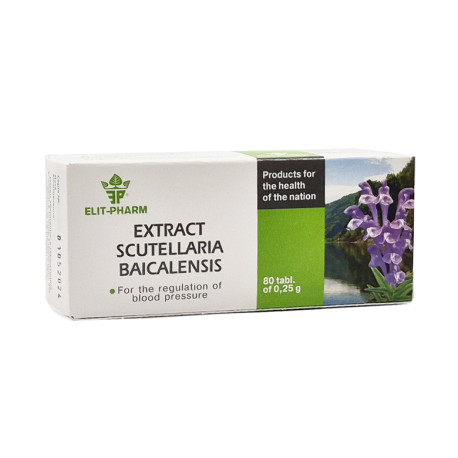 Baikal skullcap (Scutellaria baicalensis), Elit-Pharm, 80 tablets