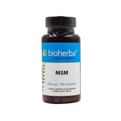 MSM (Метилсулфонилметан), Биохерба, 100 капсули