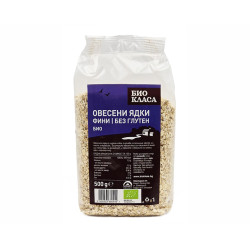 Organic Oat flakes - fine, gluten free, Bio Klasa, 500 g