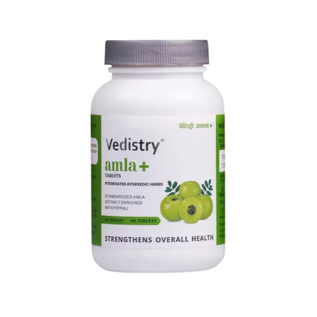 Amla+, Amla and Piper longum, Vedistry, 60 tablets