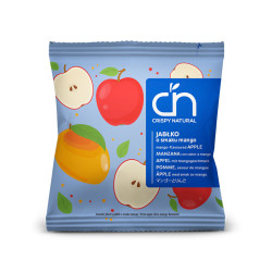 Dried apple chips with mango flavor, Crispy Natural, 18 g