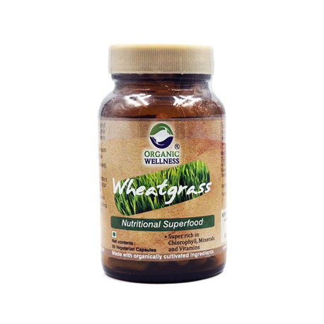 Wheatgrass, Organic Wellness, 90 capsules