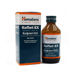 Koflet EX, expectorant syrup, Himalaya, 100 ml