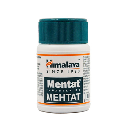 Mentat, brain function support, Himalaya, 30 tablets