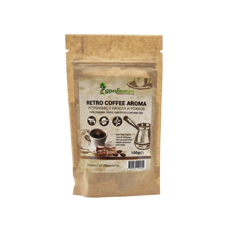 Retro Coffee Aroma with cinnamon and carob, Zdravnitza, 100 g