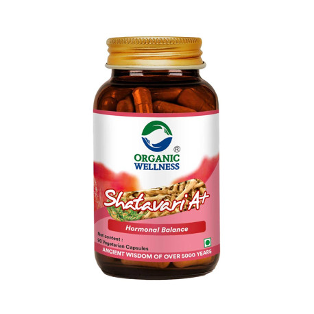 Shatavari A+, Organic Wellness, 90 capsules