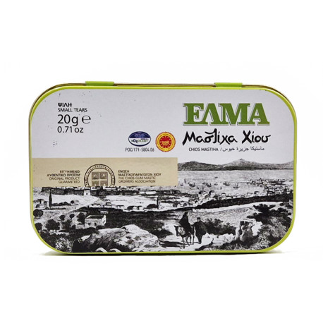 Original Chios Mastic Gum - small tears, Elma, 20 g