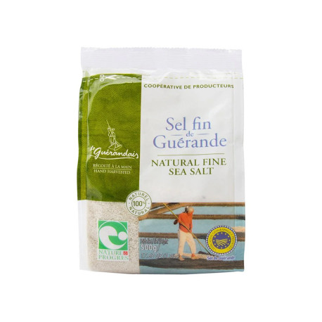 Natural Fine Sea (Celtic) Salt, Le Guérandais, 500 g