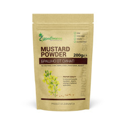 Mustard, yellow seeds powder, Zdravnitza, 200 g