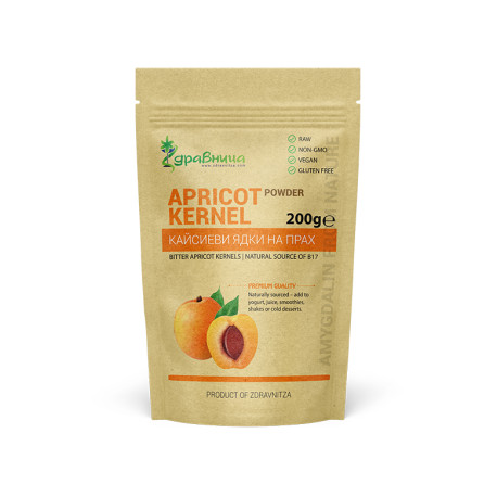 Bitter Apricot Kernel powder, Zdravnitza, 200 g