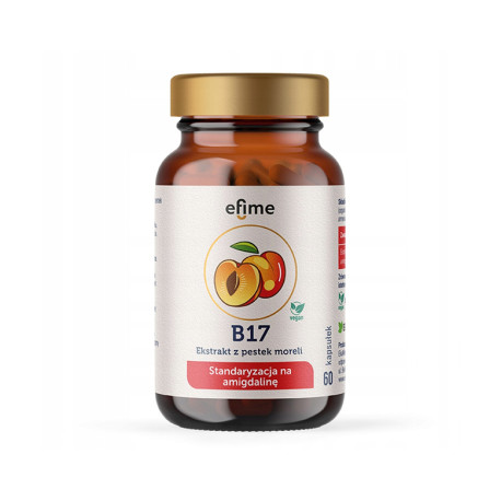 Vitamin B17 (Amygdalin), from apricot kernels, EkaMedica, 60 capsules