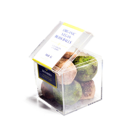 Organic Vegan Bliss Balls - cocoa and kiwi, Senarro, 160 g