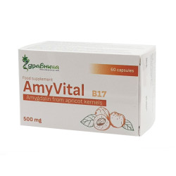 AmyVital B17 - Amygdalin from apricot kernels, Zdravnitza, 60 capsules