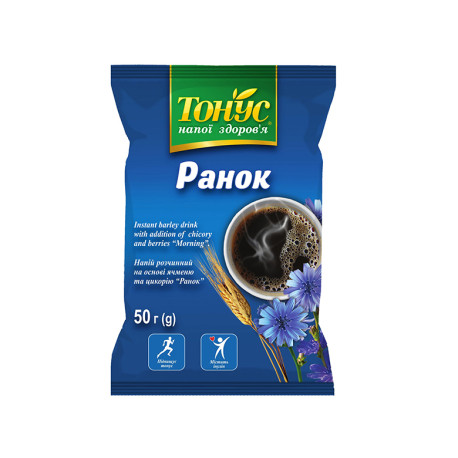 Instant drink - barley and chicory, Tonus, 50 g Instant drink - barley and chicory, Tonus, 50 g
