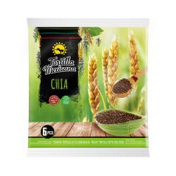Wheat Tortilla with Chia Seeds, Tortilla Mexicana, 390 g