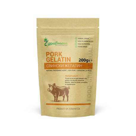 Pork Gelatin, for healthy joints, Zdravnitza, 200g