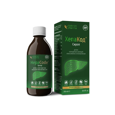 HepaCode syrup, Doleran Pharma, 250 ml HepaCode syrup, Doleran Pharma, 250 ml