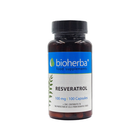 Resveratrol, Bioherba, 100 capsules Resveratrol, Bioherba, 100 capsules