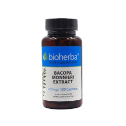 Bacopa Monnieri extract, Bioherba, 100 capsules