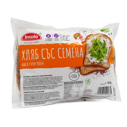 Seeded Bread (Pro-sliced) - gluten free, Incola, 350 g