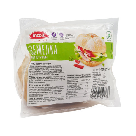 Земел - без глутен, Инкола, 120 гр. Земел - без глутен, Инкола, 120 гр.