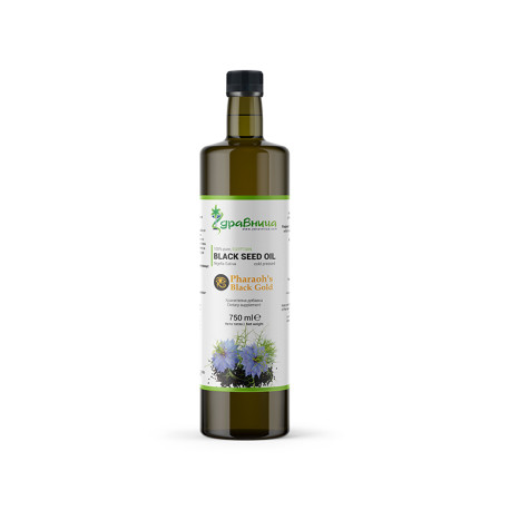 Egyptian Black seed oil, cold pressed, Zdravnitza, 750 ml