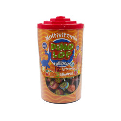 Multivitamin lollipops, Dinolop, 130 pcs