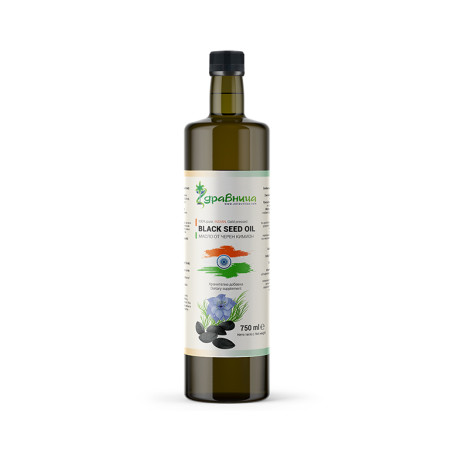 Black Seed Oil, cold pressed, Zdravnitza, 750 ml