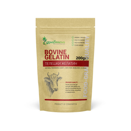 Bovine gelatin, for healthy joints, Zdravnitza, 200g