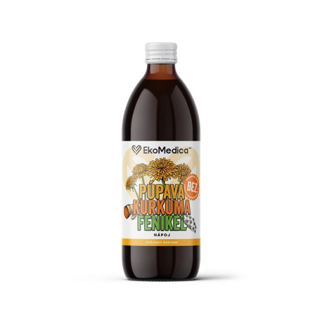 Dandelion, Turmeric & Fennel Syrup, EkoMedica, 500 ml Dandelion, Turmeric & Fennel Syrup, EkoMedica, 500 ml