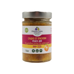 Homemade Peach Jam, sugar-free, Dimmy's Farm, 330 g