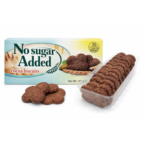 Cocoa Biscuits, No Added Sugar, Koleff, 105 g Cocoa Biscuits, No Added Sugar, Koleff, 105 g