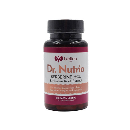 Berberine HCL, Dr. Nutrio, 60 capsules Berberine HCL, Dr. Nutrio, 60 capsules