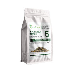 Herbal Blend 5 (For Respiratory Health), Zdravnitza, 120 g