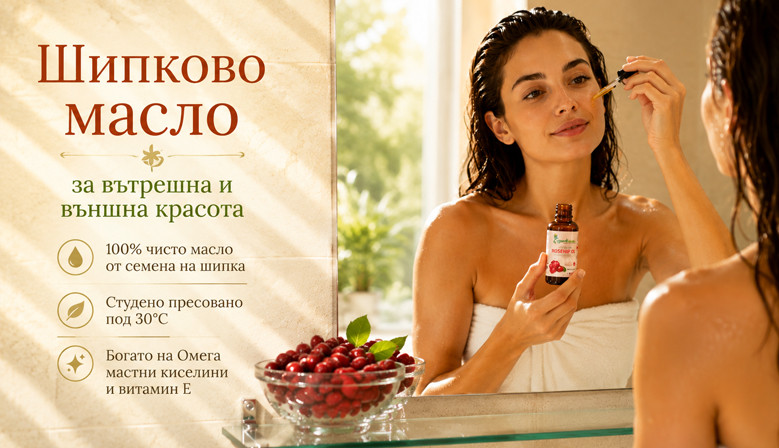 Шипково масло от Здравница